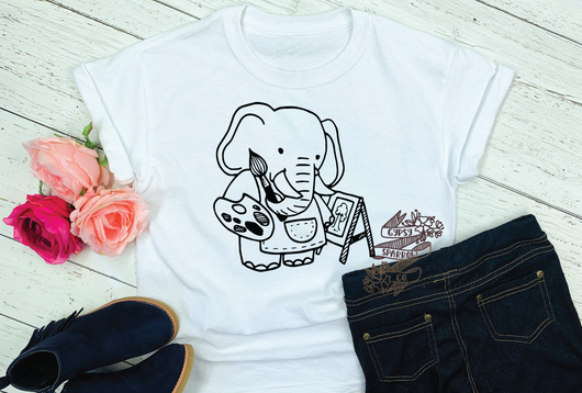 Color Me Elephant Tee