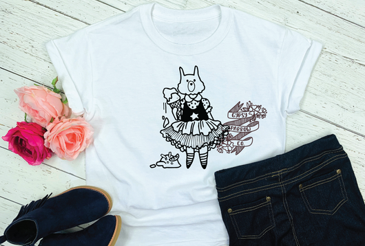 Sweet Ice Cream Llama Tee