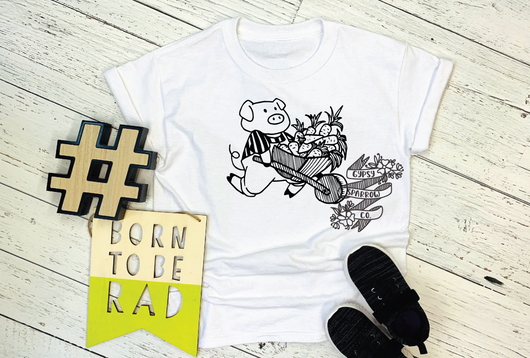 Gardening Pig Tee