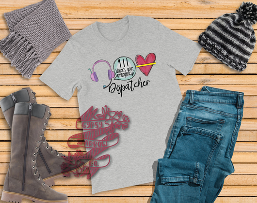 Dispatcher Heart & Headset Tee