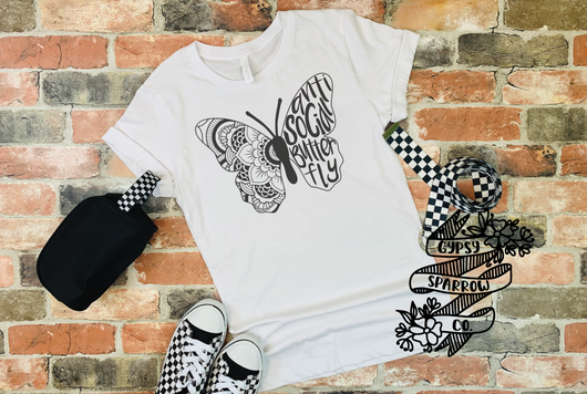Antisocial Butterfly Tee