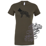 German Shepherd Mandala Tee