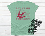 His Eye is on the Sparrow Lyrics Tee