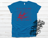 His Eye is on the Sparrow Lyrics Tee