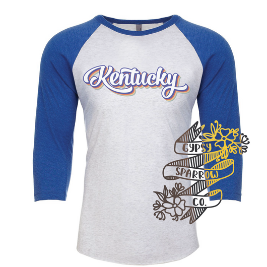 Kentucky Retro Raglan