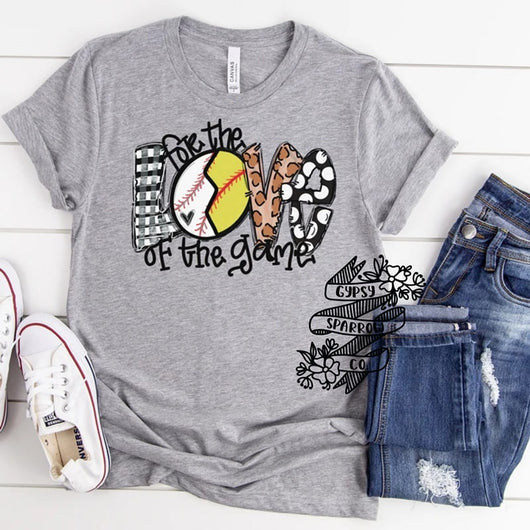 Love of the Game Baseball/Softball Tee