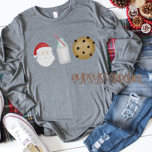 Santa Milk Cookies Tee