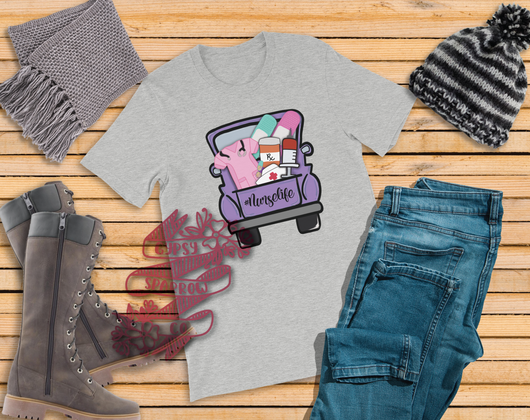 Nurse Life Truck Tee