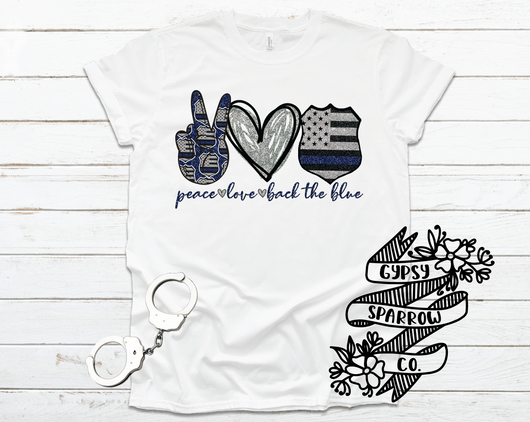 Peace Love Back the Blue