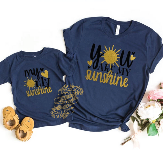 You Are My Sunshine Tee Set