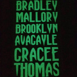 Glow in the Dark Name