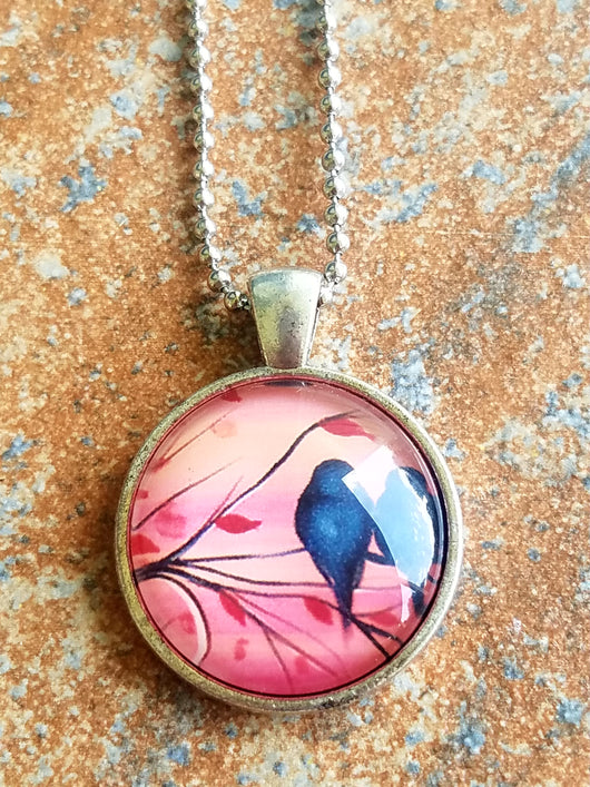Sunset Lovebirds Necklace