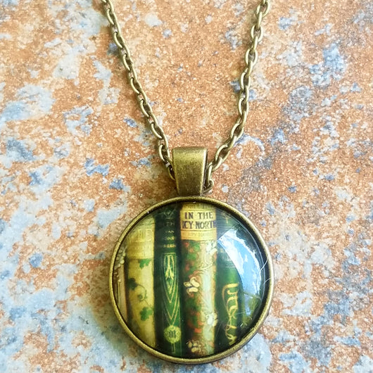 Vintage Library Necklace