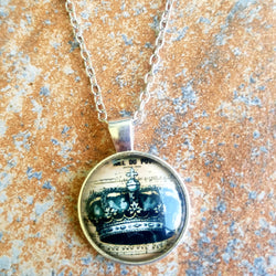 Vintage Crown Necklace