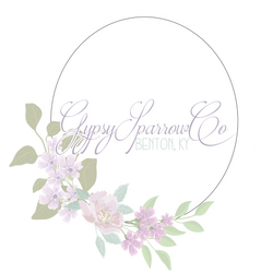 Muted Floral Wire Frame Premade Logo 2