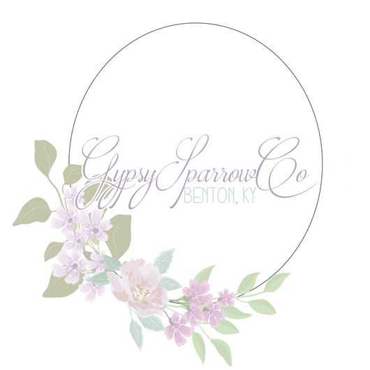 Muted Floral Wire Frame Premade Logo 2