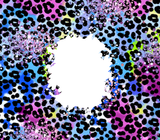 Colorful Leopard Monogram Tumbler (Multiple Colors!)