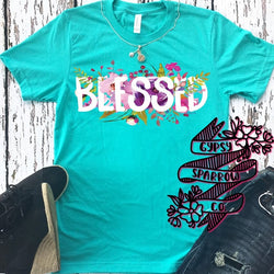 Blessed Floral Tee