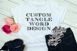 Custom Color-Me Word Tees