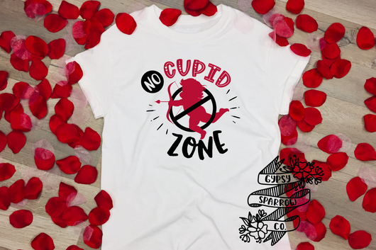 No Cupid Zone Tee