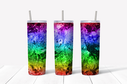 Rainbow Marble Tumbler (Multiple Colors!)