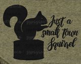 Small Town Squirrel SVG