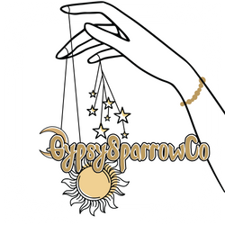 Sun Moon Stars On a String Logo