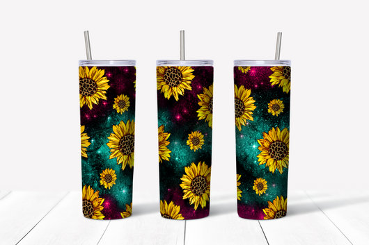 Sunflower Galaxy Tumbler