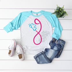 Infant Loss Ribbon Raglan