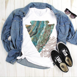 Turquoise Arrowhead Tee